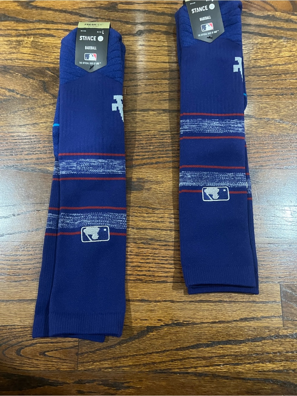 MLB Stance Men's Blue Baseball Crew Socks LA Dodgers size Large sold separately